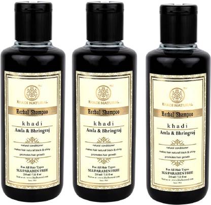 KHADI NATURAL Amla Bhringraj Cleanser/Shampoo SLS Paraben Free
