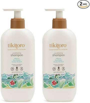 Tikitoro Conditioning Shampoo With Hibiscus - Sulphate & Paraben Free (Age: 11+) (2 x