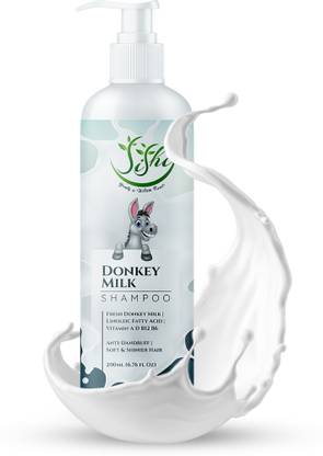 SISHI Donkey Milk Shampoo for Soft Smooth and Silky Hair