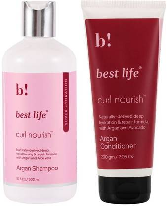 best life Moroccan Argan Oil Hair Shampoo and Conditioner for Dull,Dry,Curly & Frizzy Hair