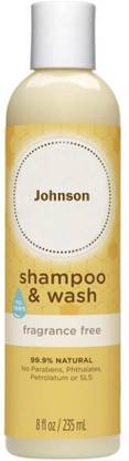 JOHNSON Baby Shampoo & Wash, Fragrance Free