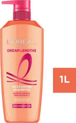 L'Oréal Paris Dream Lengths Shampoo | with vegetal keratin and castor oil