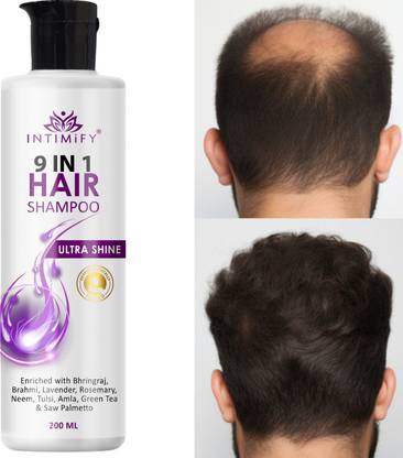 INTIMIFY 9 in 1 Hair Shampoo Get Thick & Strong Hair Nourishes Hair Roots
