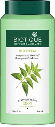 BIOTIQUE Bio Neem Margosa Anti Dandruff Shampoo and Conditioner