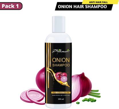 Phillauri Red Onion Hair Shampoo, 200 ml with Red Onion Oil for Strong & Healthy Hair