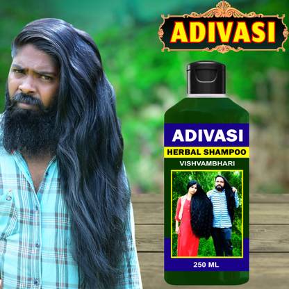 rosearth Unisex Herbal Adivasi Hair Fall Control and Regrowth Hair Shampoo,