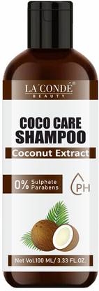 La'Conde Coco Care Shampoo with Coconut For Deep Cleansing Pack of 1 of 100ML