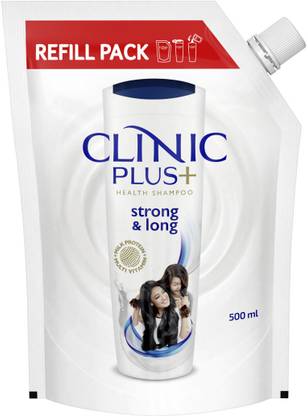 Clinic Plus Strong & Long Healthy Hair Shampoo, Refill Pack