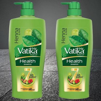 DABUR VATIKA Vatika Health Shampoo , Amla Pack of 2