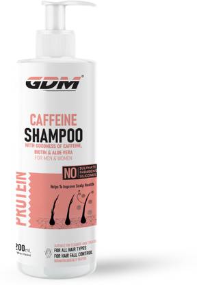 gdm nutraceuticals llp Caffeine Shampoo for Damage Hair Repair & Hair Growth with Biotin & Aloe Vera
