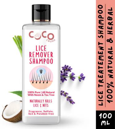 COCO CRUSH Ayurvedic Anti Lice Shampoo | Kills Lice, Eggs & Nits 100% Naturally
