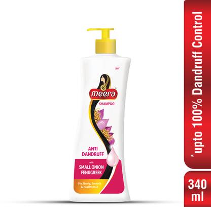 Meera Anti Dandruff Shampoo, With Small Onion & Fenugreek,Paraben Free