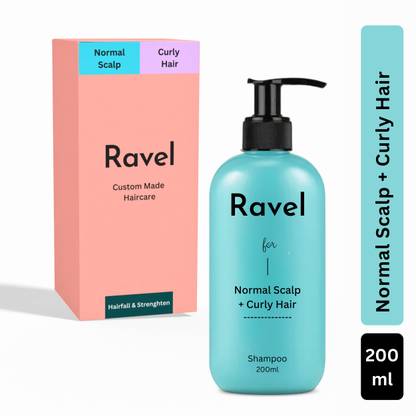 Ravel Customized Hair Fall Control & Strengthen Shampoo for Normal Scalp & Curly Hair