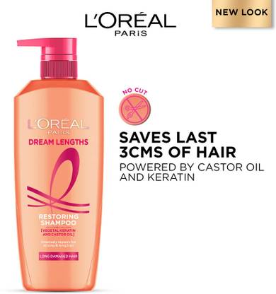 L'Oréal Paris Dream Lengths Shampoo | with vegetal keratin and castor oil