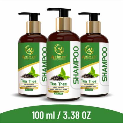Aalman Professional TEA TREE ANTI DANDRUFF SHAMPOO FOR DANDRUFF, HAIR FALL & ITCHY SCALP (3 Bottle)