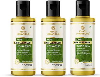 khadi ORGANIQUE Henna Tulsi hair cleanser