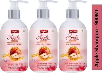 vaydo Apple Cider Vinegar Shampoo with honey for Damaged and Lifeless Hair