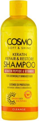 COSMO Soft & Shine Keratin Shampoo | Repair & Restore