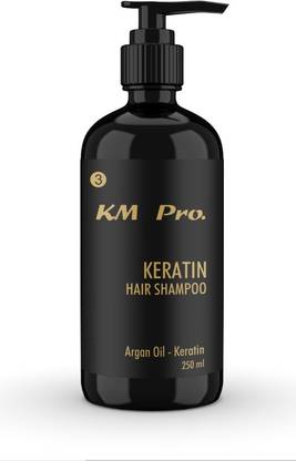 KM PRO Professional Smooth Shampoo Argan Oil Moisturizing 250 ML For Keratin Hairs