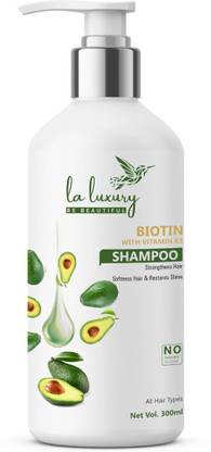 laluxury Biotin And Vitamin B3 Shampoo for Strong & Repair Hair Fall Control