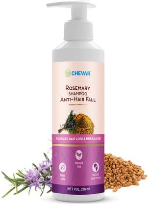 Chevar Rosemary Anti-HairFall Shampoo with Rosemary & Methi Dana for HAir growth