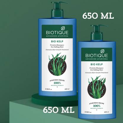 BIOTIQUE biokelp haircare shampoo-pack2-650ml*2