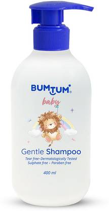 BUMTUM Gentle Baby Shampoo, No Tears, Paraben & Sulfate Free, Derma Tested
