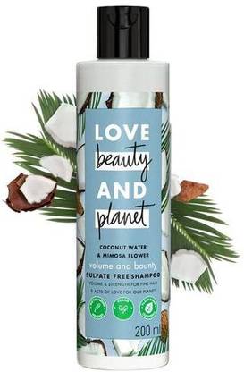 Love Beauty And Planet Coconut Water and Mimosa Flower Sulfate Free Volume and Bounty Shampoo