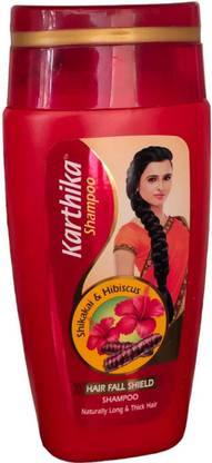 KARTHIKA Shampoo Hair Fall Shield With Goodness Of Shikakai & Hibiscus