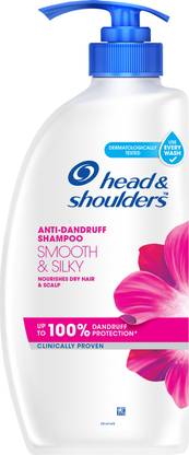 HEAD & SHOULDERS Smooth and Silky Anti-Dandruff Shampoo for Dry, Damaged, Or Frizzy Hair