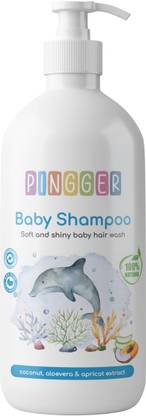 Pingger Natural baby shampoo for Soft and Shiny Baby Hair wash
