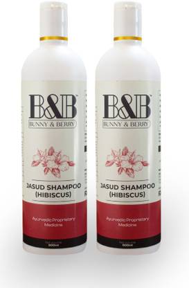 B&B BUNNY & BERRY Hibiscus (Jasud) Shampoo with Conditioner for Men & Women 500mlx2
