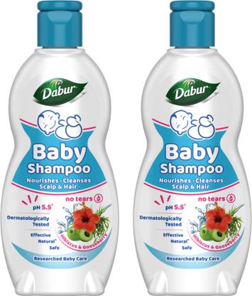 Dabur Baby Shampoo:Contains Aloe Vera & Gooseberry |Tear Free|No Parabens & Phthalates