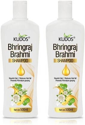 KUDOS Bhringraj brahmi Shampoo Pack of 2