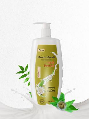 PATANJALI Kesh Kanti Milk Protein Hair Cleanser Shampoo, Prevents Dryness