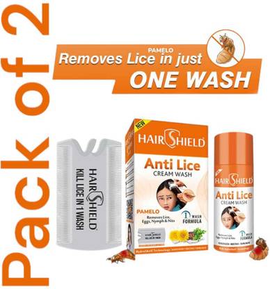 pamelo ANTI DANDRUFF SHAMPOO HAIR SHIELD ANTI LICE CREAM WASH