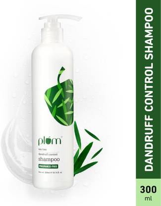 Plum Tea Tree Anti-Dandruff Shampoo| Removes Dandruff Flakes, Dead Skin Cells