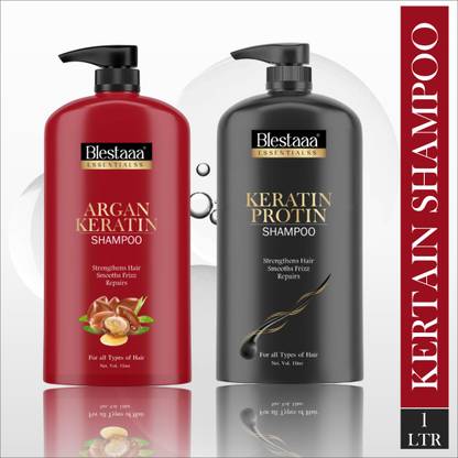 blestaaa essentialss Argan With a Keratin Smooth And Shine Shampoo For Dayle Use For Women.
