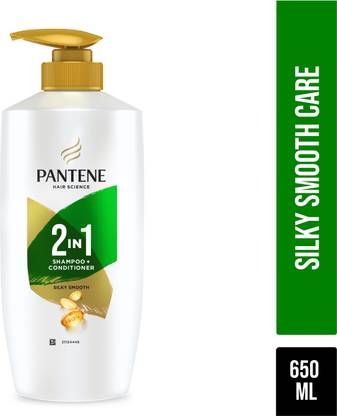 PANTENE Hair Science 2in1 Silky Smooth Shampoo+Conditioner (650 ml)