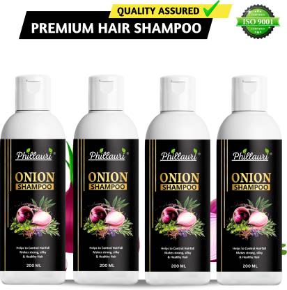 Phillauri Onion Hair Shampoo for Hair Fall Control and Anti Dandruff 200ml