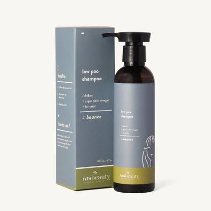 Raw Beauty Wellness Bounce, Low Poo Shampoo For Oily Scalp, Scalp Build Up & Dandruff