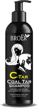 BROER C TAR Coal Tar Anti dandruff Shampoo | With salicylic acid 2% w/w scalp shampoo