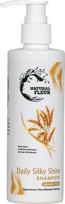 NATURAL FLEUR DAILY SILKY SHINE SHAMPOO Contain Wheat Protein and Paraben Free Shampoo 250 ml