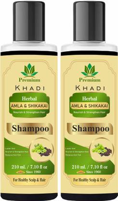 Premium Khadi Natural Amla Sikakai Shampoo