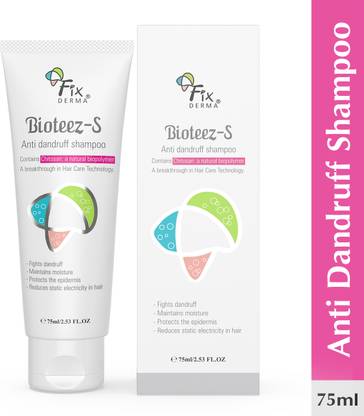 Fixderma Bioteez-S Anti Dandruff Shampoo for Itchy, Flaky & Dry Scalp For Men & Women