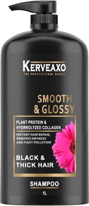 kerveaxo Smooth & gloss shampoo|| For Enhances Shine For Men & Women 1000ml