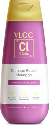 VLCC Clinic Damage Repair Shampoo - Tested by Trichologist | Sulphate & Paraben free