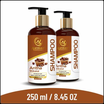 Aalman Professional Shampoo-Aritha -Shikakai Herbal and Chemical-Free For hair Growth