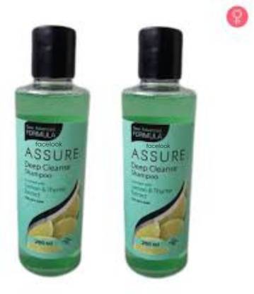 facelook ASSURDE Deep Cleanse Shampoo pack of 2