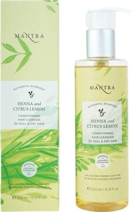 MANTRA Henna and Citrus Lemon Conditioning Hair Cleanser for Dull & Dry Hair